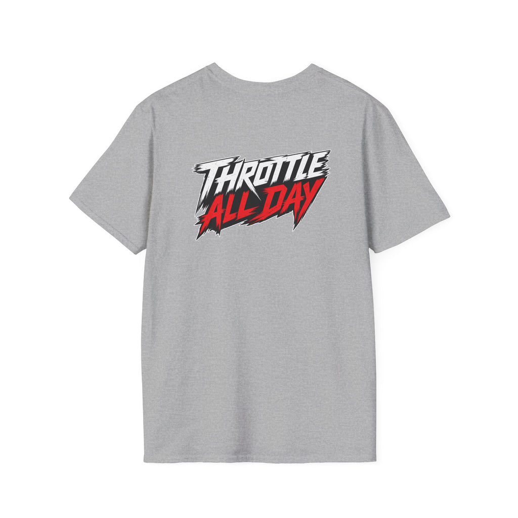 Rippin' 365 - New School "Throttle All Day" Logo T-Shirt
