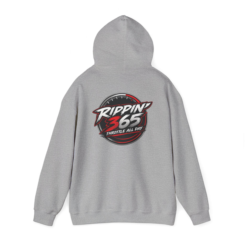 Rippin' 365 - New School "365" Logo Hoodie - Front/Back