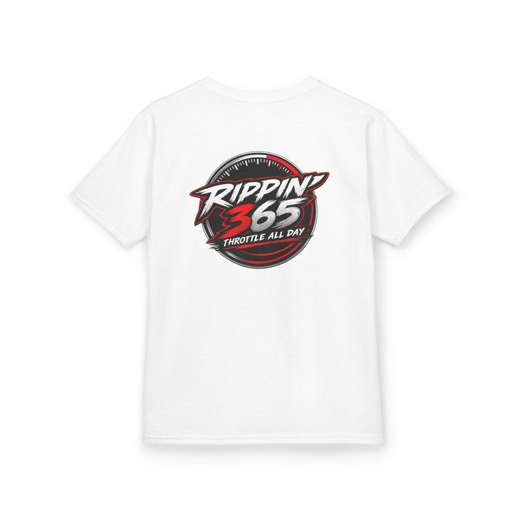 Rippin' 365 - New School Logo T‑Shirt for Kids