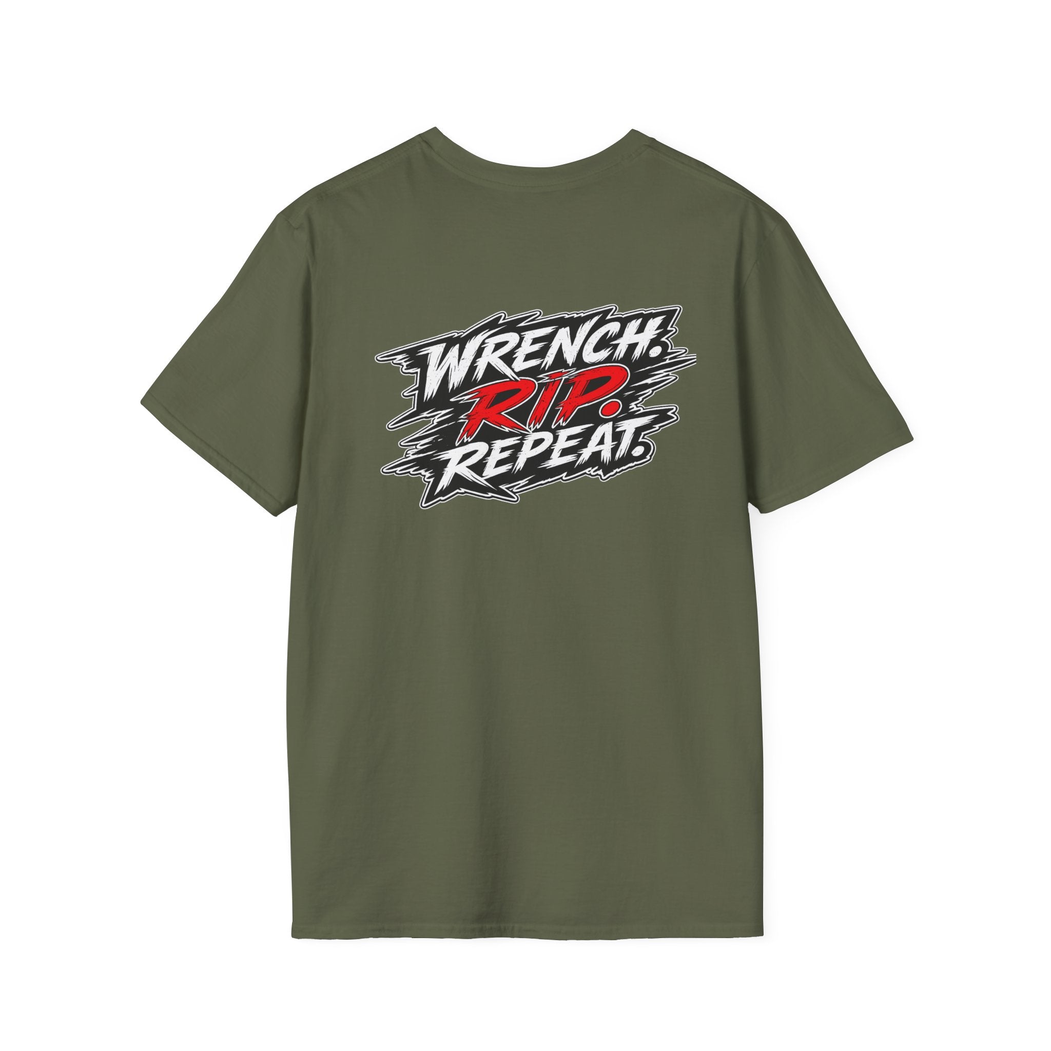 Rippin' 365 - "Wrench. RIP. Repeat" Logo T-Shirt