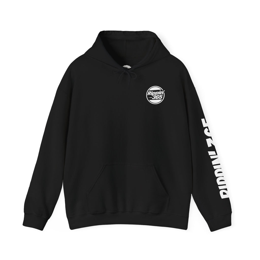 Rippin' 365 - Basic Logo Hoodie with Sleeve Text