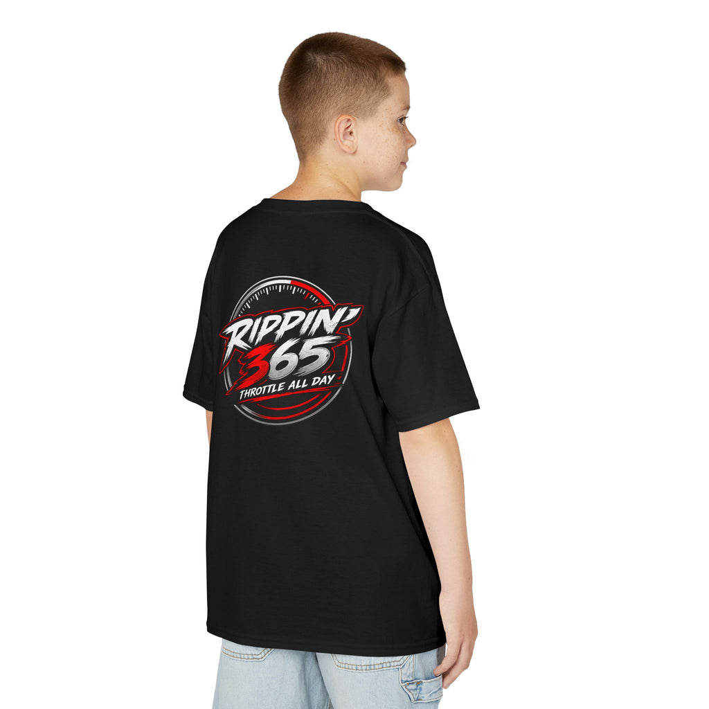 Rippin' 365 - New School Logo T‑Shirt for Kids